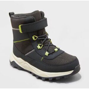 Cat &  Jack Big Kids Noah Waterproof Winter Boots Blue size 5 NWT